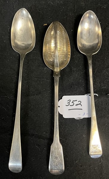 Three 12" Sterling Spoons approx. 12 Troy (1 of 2)