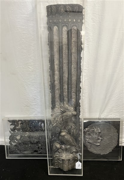 Paper Mache Sculptures in Lucite, Lara Pennington: Paper Mache Sculptures in Lucite, Lara Pennington