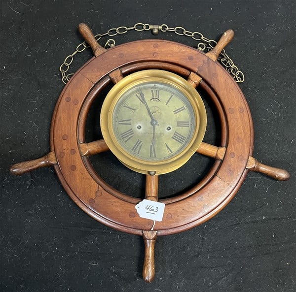 Seth Thomas Ships Wheel Clock (1 of 2)