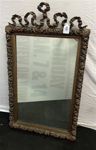 Antique Carved Mirror (1 of 3)