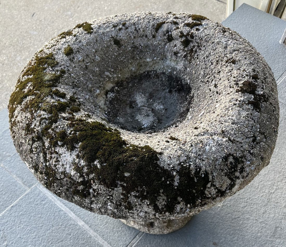Concrete Bird Bath (1 of 3)