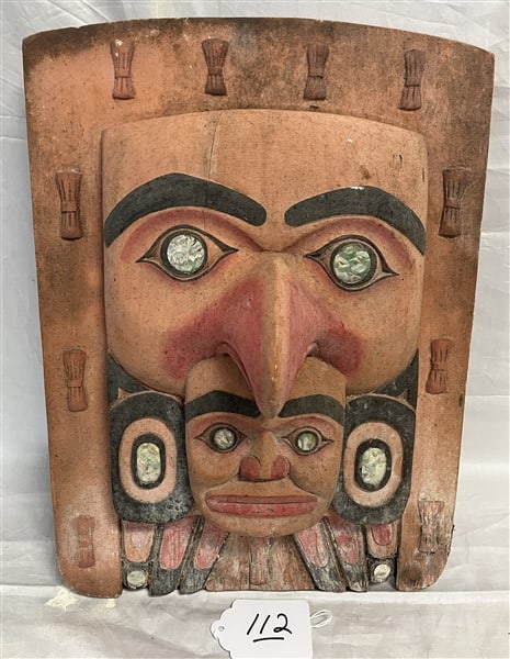 Painted NW Coast Mask 11 x 16 (1 of 4)