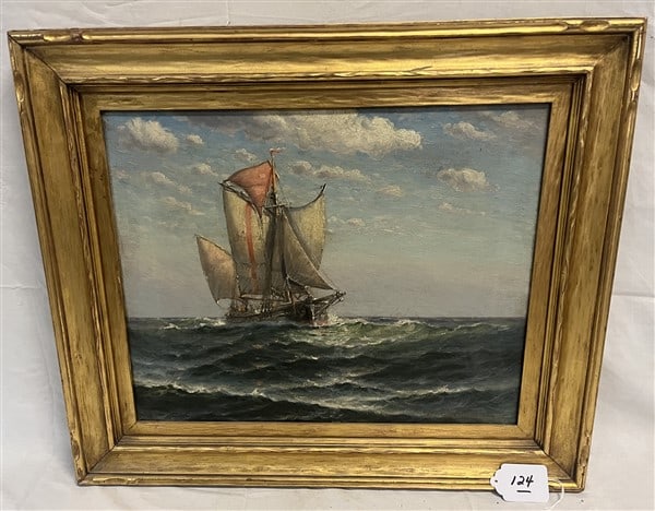 19th Cent O/C sgnd T.V.C. Valenkamak 22 x 26 (1 of 4)