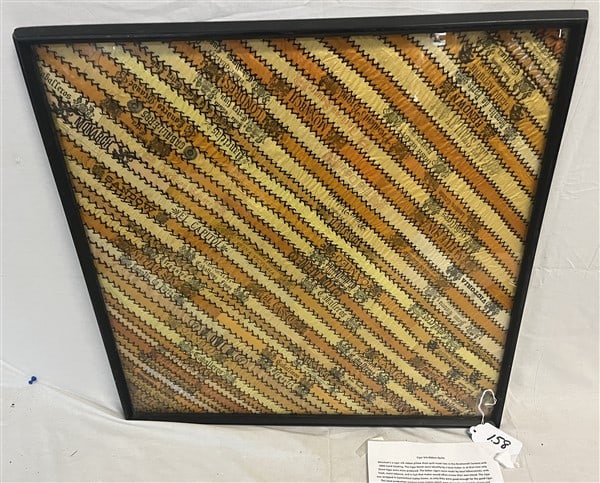 Cigar Silk Ribbon Quilt (1 of 2)