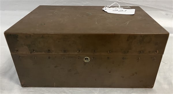 copper Humidor with Galvanized Liner: copper Humidor with Galvanized Liner