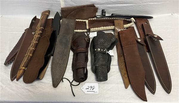 2 Holsters, assortment of Knife Sheaths (1 of 4)