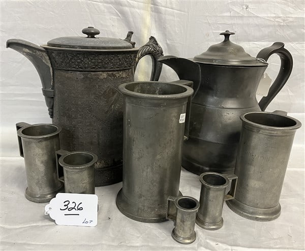 Lot of Early Pewter (1 of 3)