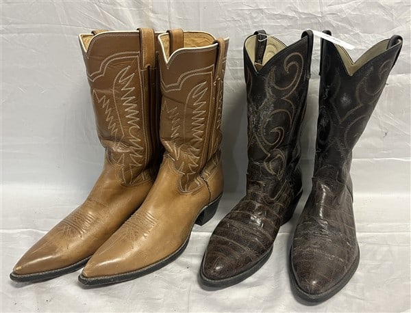 2 Pr Cowboy Boots (1 of 3)