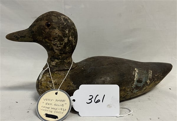 Diminutive 11" George Ellis Decoy: Diminutive 11" George Ellis Decoy