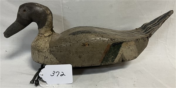 Early Carved Decoy, Initialed (1 of 2)