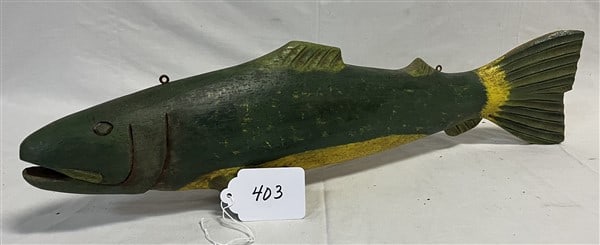 24" Carved Fish Decoy (1 of 3)