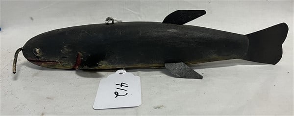 12 1/2" Carved Fish Decoy (1 of 2)