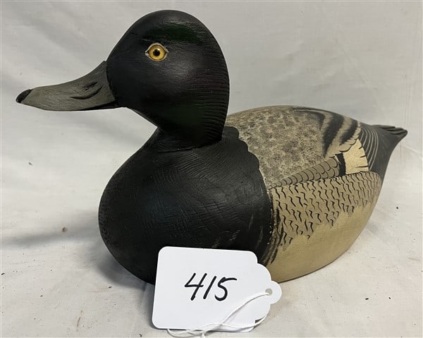 14" Carved Wooden Decoy: 14" Carved Wooden Decoy