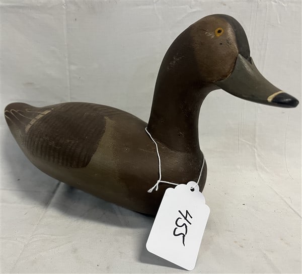 Pencil Inscribed Carved Decoy: Pencil Inscribed Carved Decoy