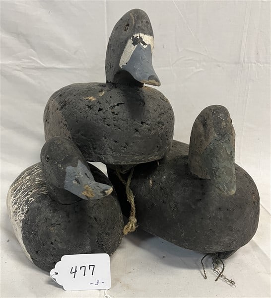 3 Pencil sgnd Ducks 1947-1949: 3 Pencil sgnd Ducks 1947-1949