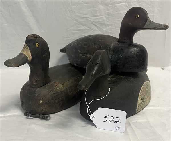 3 Antique Decoys: 3 Antique Decoys