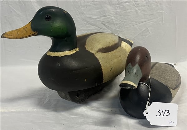 2 Painted Decoys: 2 Painted Decoys