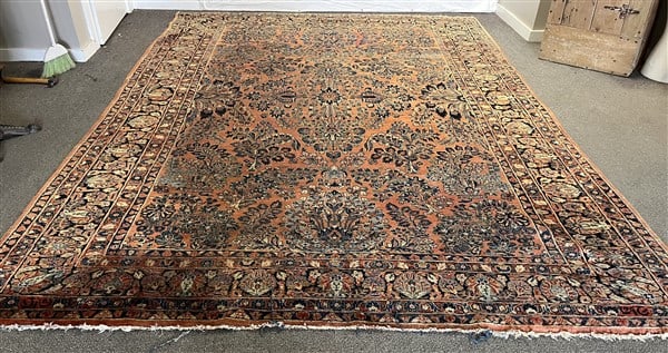 Very, Very Nice Antique Persian Sarouk 8'6" x 11'9": Very, Very Nice Antique Persian Sarouk 8'6" x 11'9"