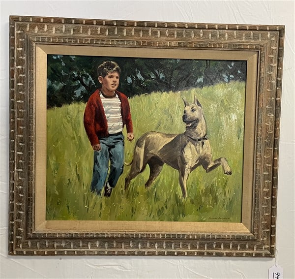 Framed o/c Gunnar D. Anderson 28" x 32": Framed o/c Gunnar D. Anderson 28" x 32"