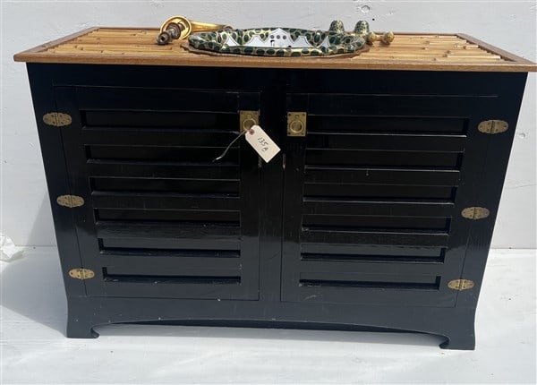 Custom Vanity with Hand Crafted Porcelain Sink Sherle Wagner: Custom Vanity with Hand Crafted Porcelain Sink Sherle Wagner