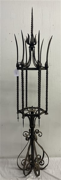 64" Wrought Iron Garden Element: 64" Wrought Iron Garden Element