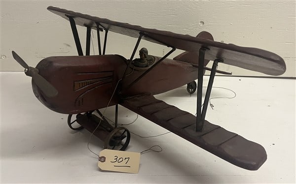 Handmade Wooden Biplane: Handmade Wooden Biplane