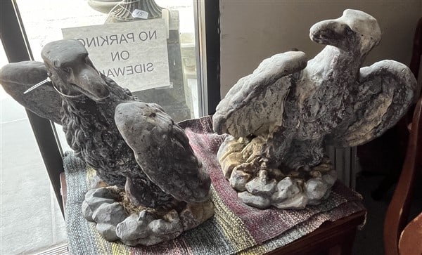 Pr 19th Cent 21" Cast Lead Eagles (1 of 1)