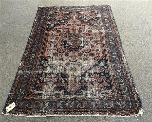 19th Cent Persian Rug 4'3" x 6'3" (1 of 3)
