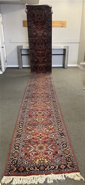 Hand Made Wool Runner 2'7" x 21" (1 of 3)