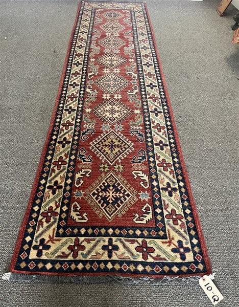 Handmade Kazak Runner 2'8" x 10' (1 of 3)