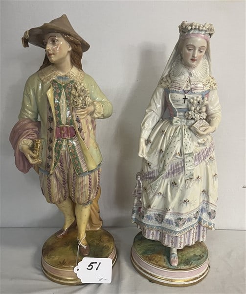 2 19th Cent Continental Porcelain Figures (1 of 9)