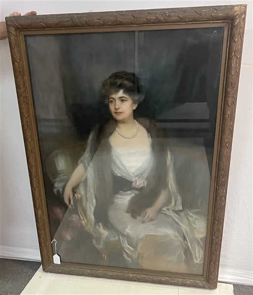 Lovely Framed Pastel Portrait 42 x 60 (1 of 2)