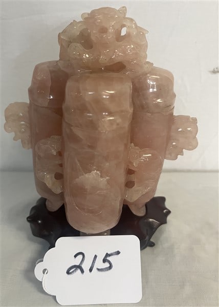 6" Rose Quartz Vessel (1 of 2)
