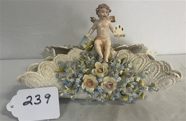 Porcelain Dresden Basket (1 of 2)