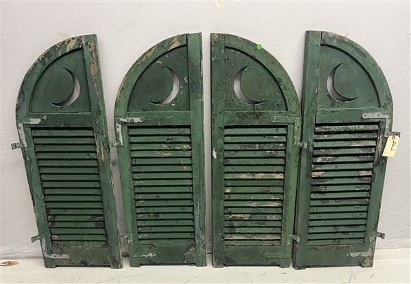 2 Pr. 19th Cent Wooden Shutters 42" (1 of 2)