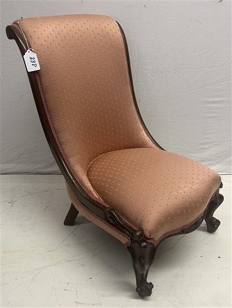 Victorian Slipper Chair (1 of 1)
