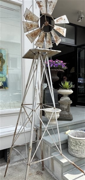 Tall Metal Farm Windmill (1 of 1)