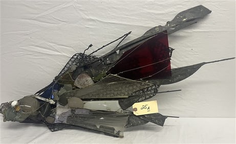 36" Mixed Media Sculpture
