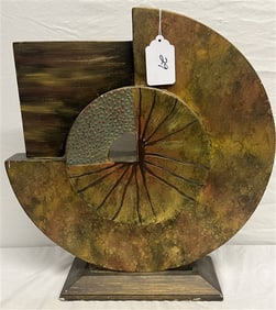 20" Painted Wooden Sculpture