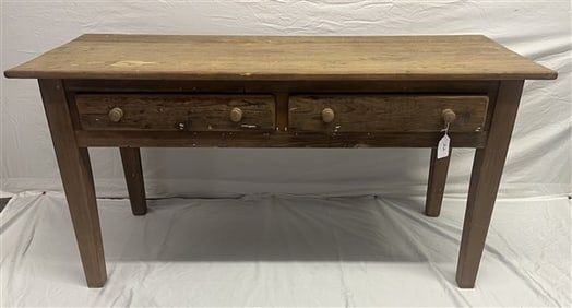60" Two Drawer Country Console