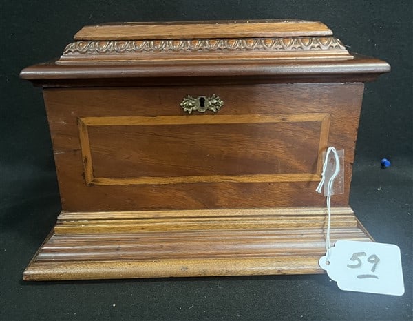 Antique Inlaid Document Box (1 of 3)