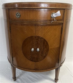 Inlaid Demi-Lune Cabinet, Scholles, Chicago