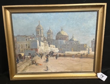 Framed o/c Signed Lower Left - 24" x 28"