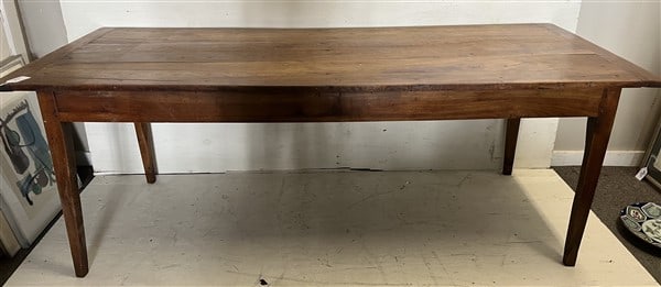 Country Antique Farm Table 83"L x 35"w x 30"h (1 of 7)