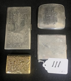 4 Cigarette Boxes