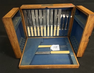 Flatware in Fitted Presentation box - 1898