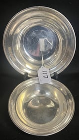 2 Sterling BOwls - Approx 25 Troy