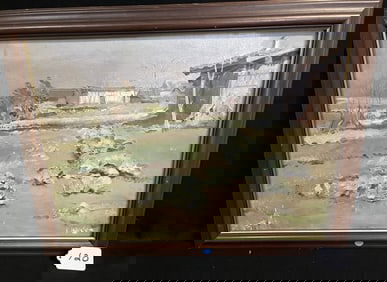 Framed o/c Signed Lower Right - 20" x 26"