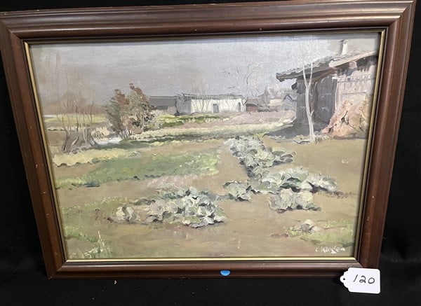 Framed o/c Signed Lower Right - 20" x 26" (1 of 4)