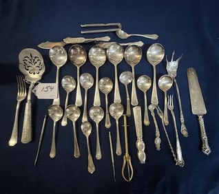 Silver Plate Flatware and Accessories